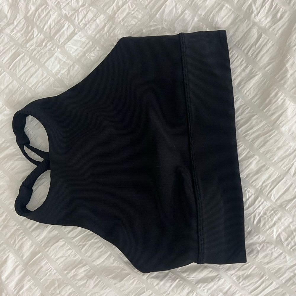 Lululemon long line ribbed energy bra size 6
